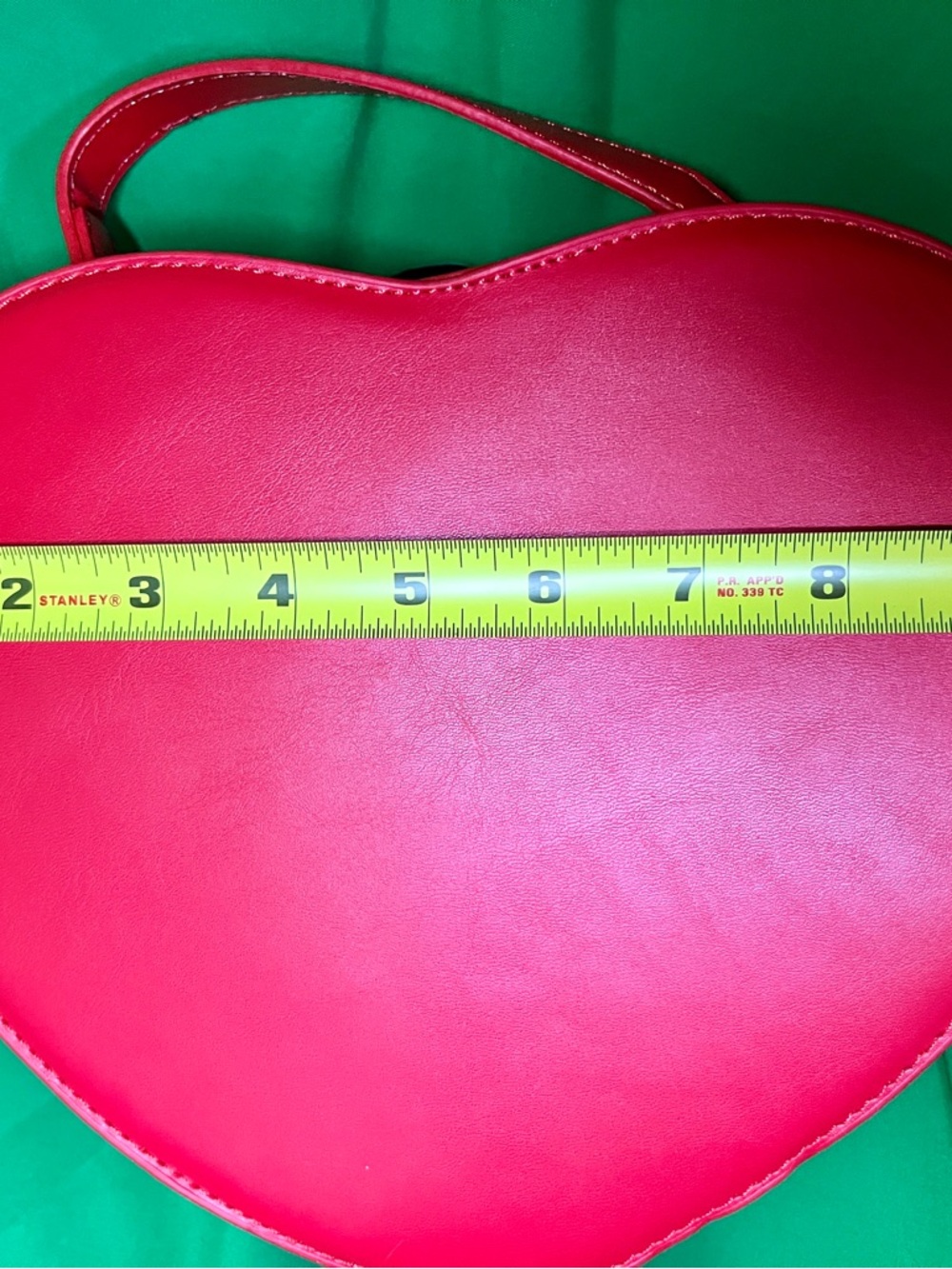 Strawberry Shaped Red & Green Handbag - Picture 5 of 6